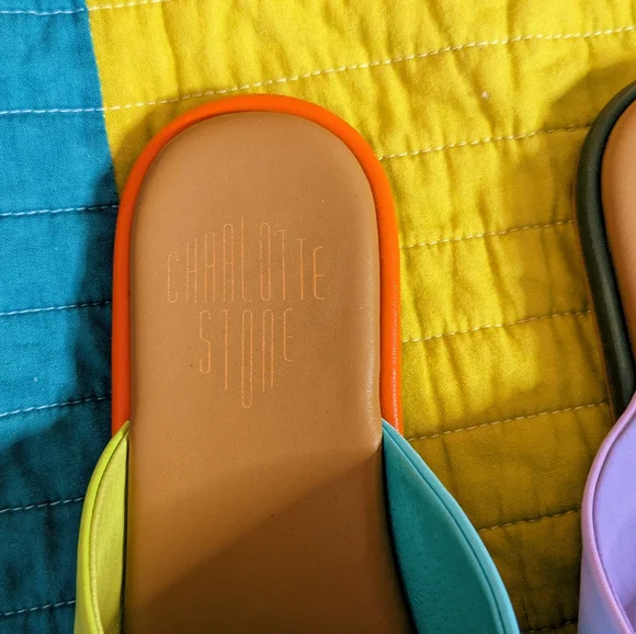 Charlotte Stone Leather Sandals - Picture 3 of 5